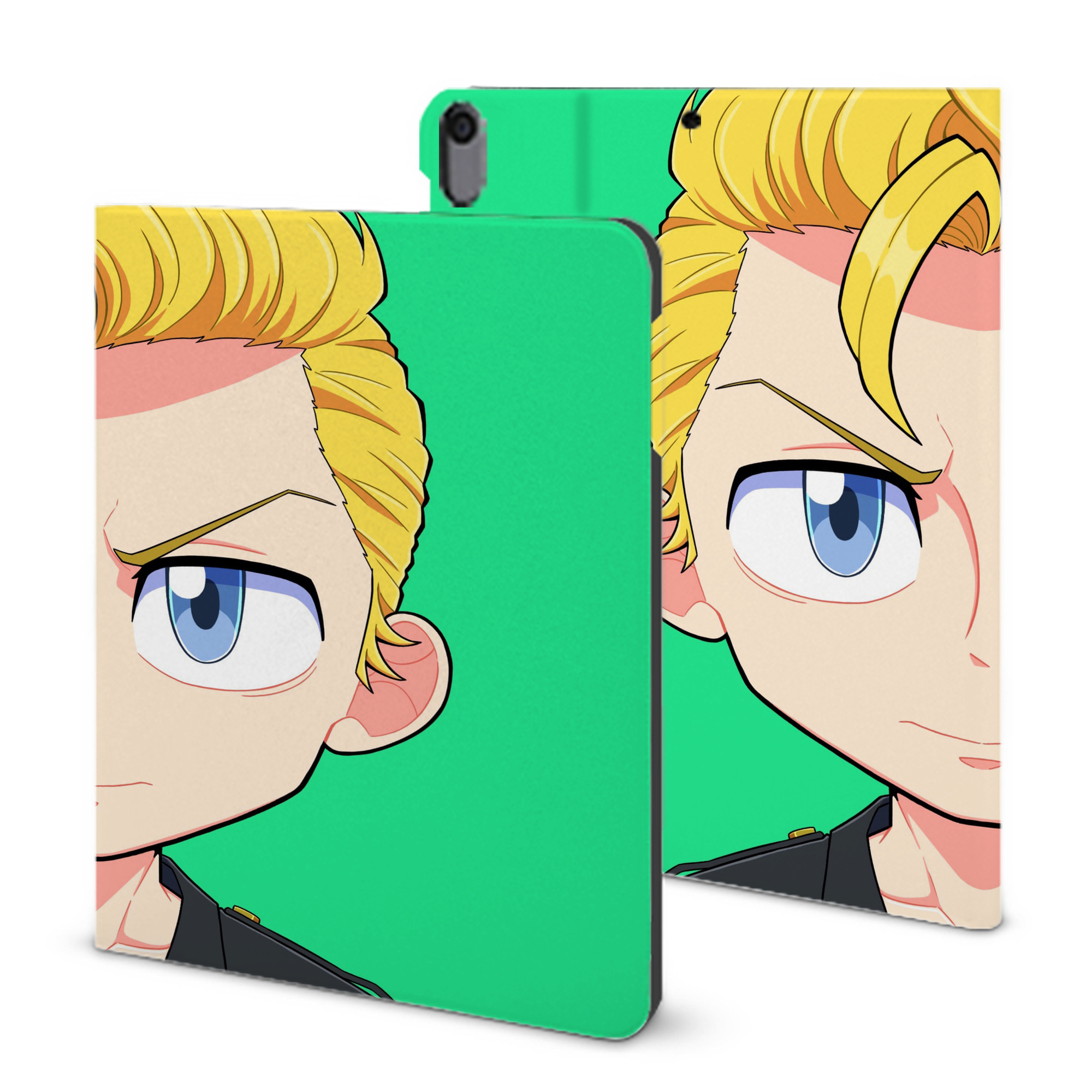 （画像用） 東京リベンジャーズ Tokyo Revengers IPad ケース ブック型 PUレザー TPU 耐衝撃 軽量 薄型 ペン収納なし 全面保護 IPad 各モデル対応